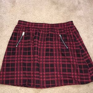 Plaid Mini Skirt